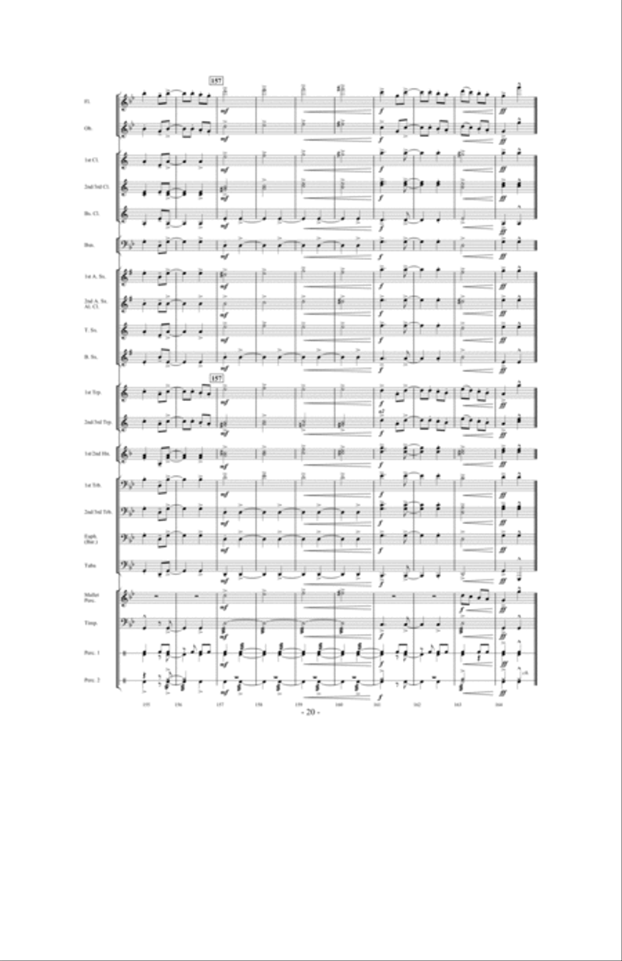 Gypsy Caravan Concert Band scores gallery preview page 19