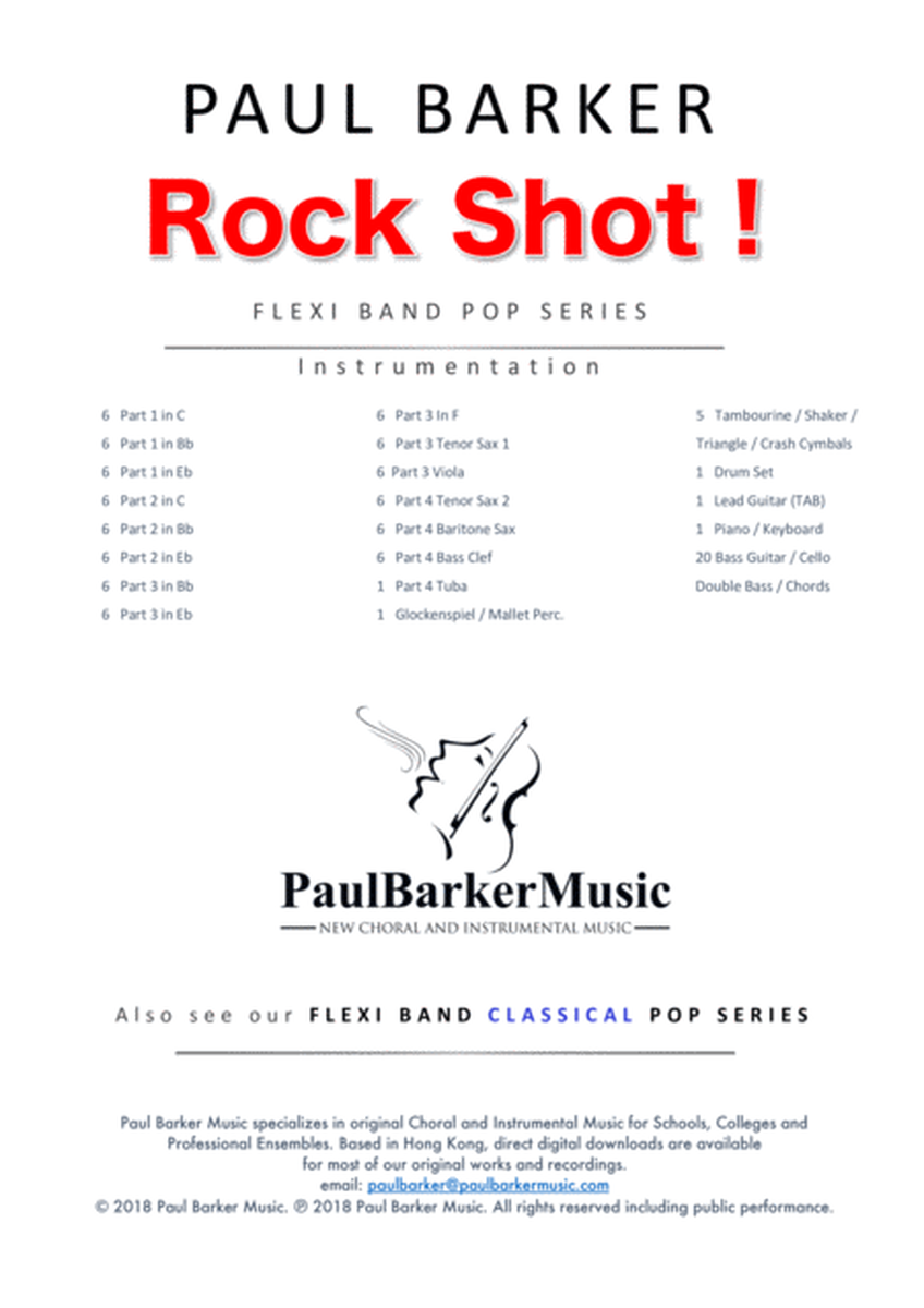 Rock Shot! (Flexible Instrumentation) image number null