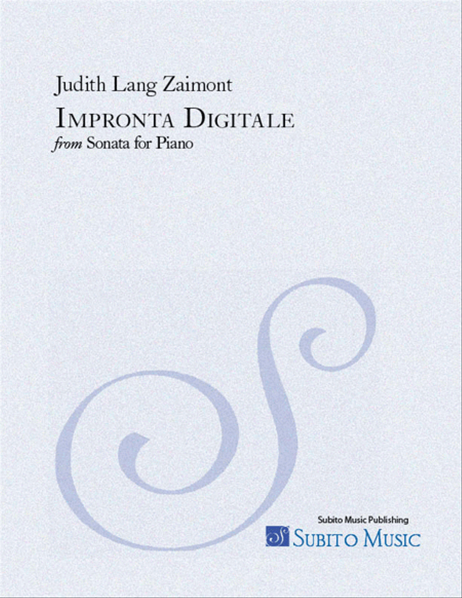 Impronta Digitalefrom SONATA Harpsichord scores gallery preview page 1