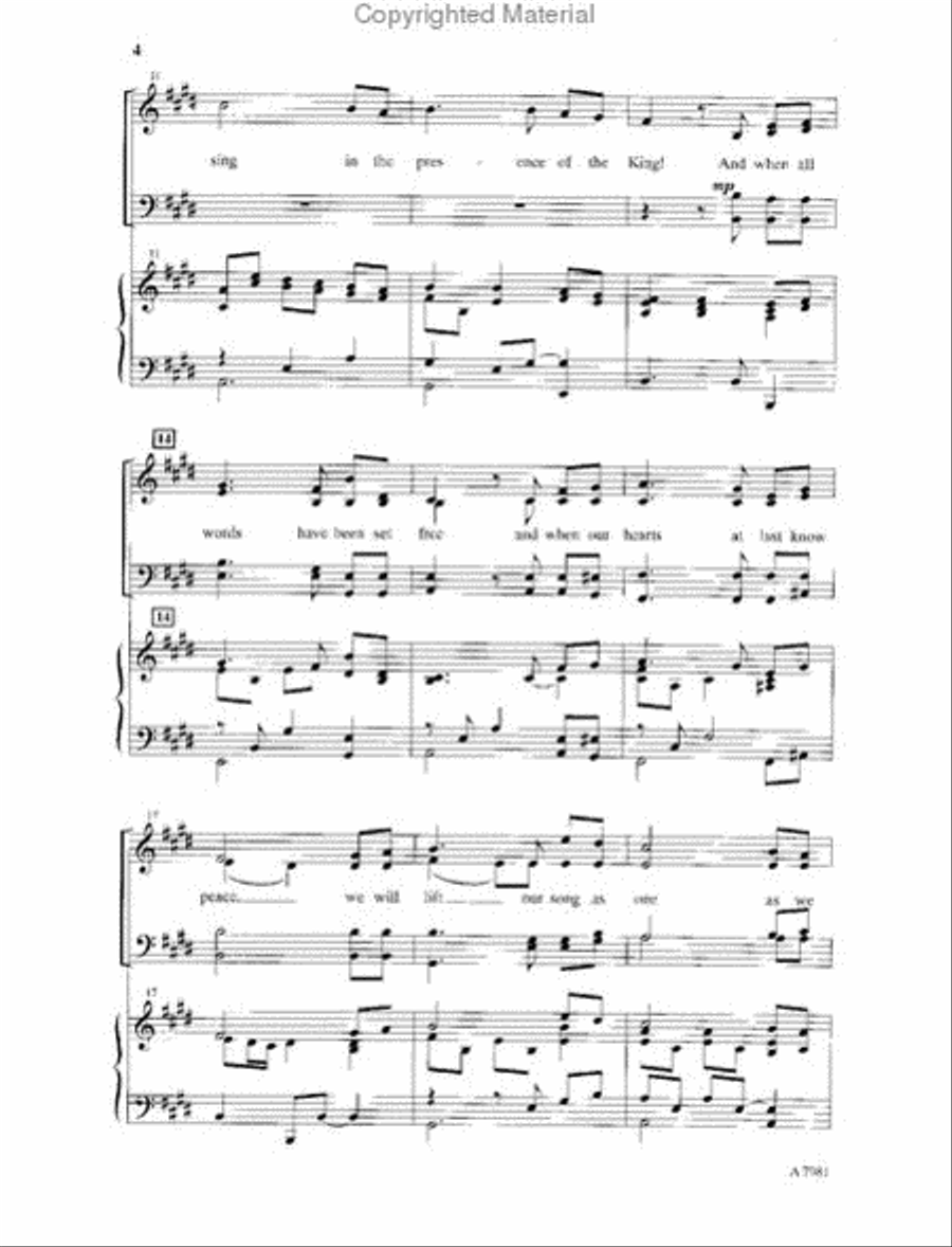 Epilogue of Praise 4-Part scores gallery preview page 3