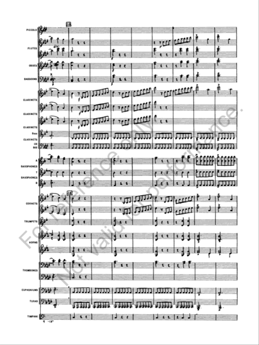 Egmont Concert Band scores gallery preview page 18