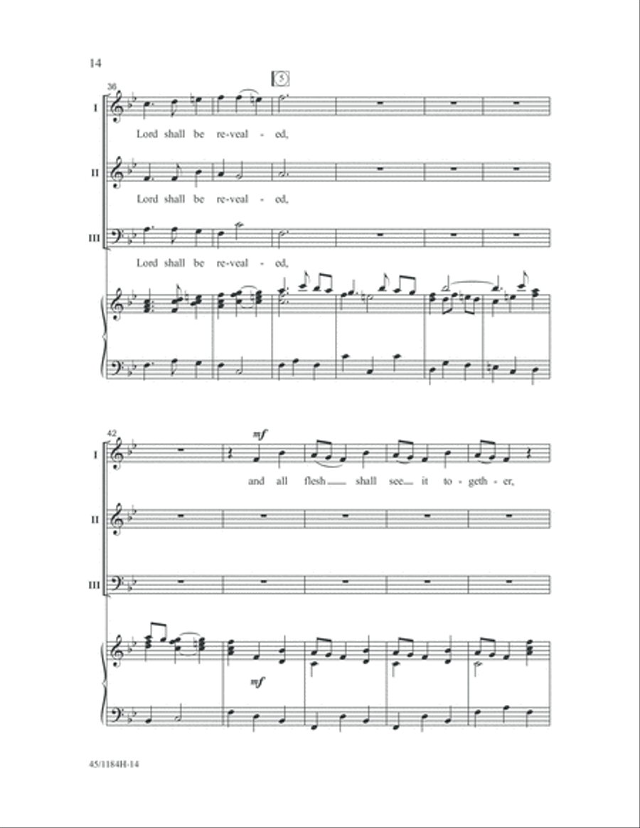 Messiah Messiah 3-Part scores gallery preview page 14