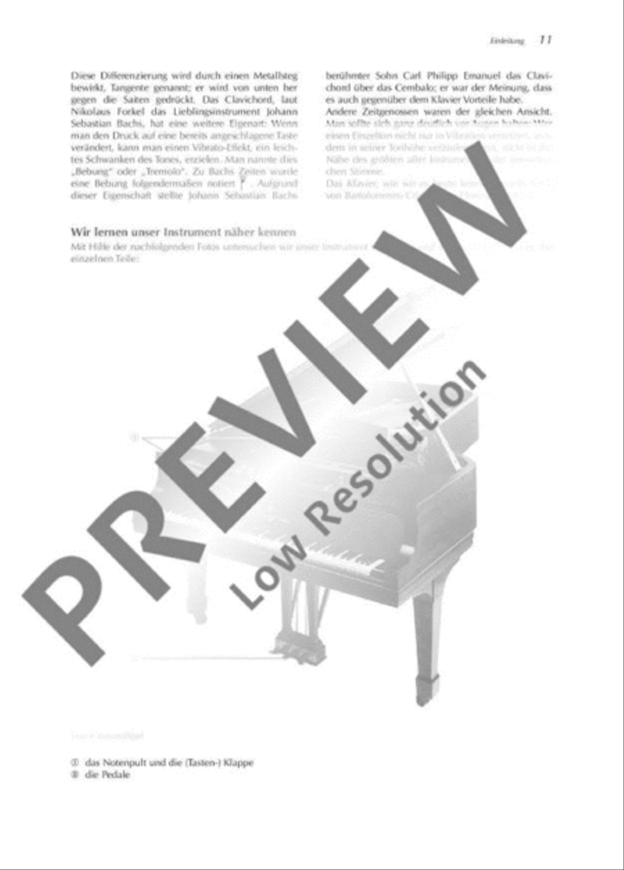 Klavier-Choreographie Piano Solo scores gallery preview page 12