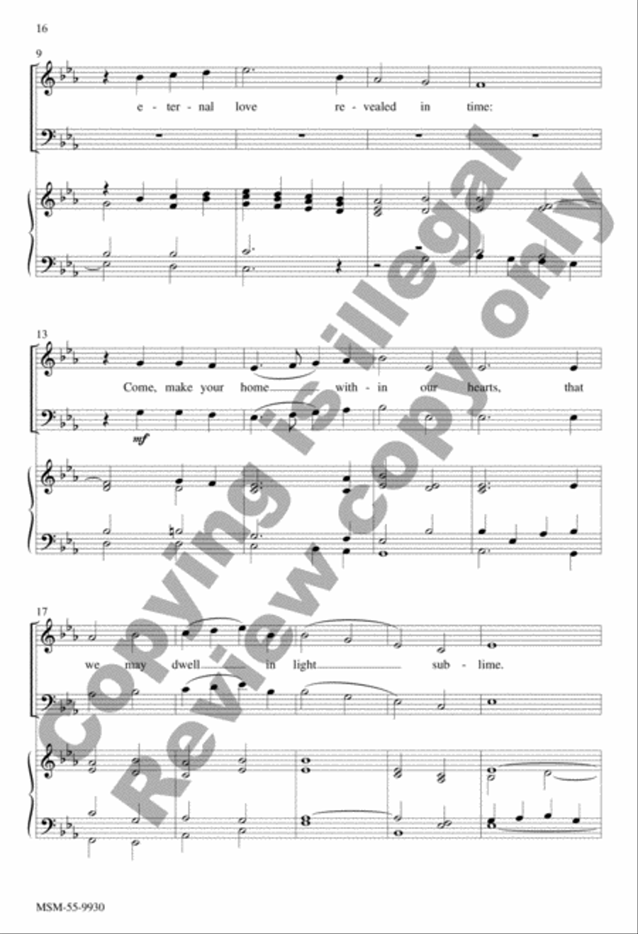 O Lord of Light: Nine Two-Part Mixed Anthems for the Church Year 2-Part scores gallery preview page 7