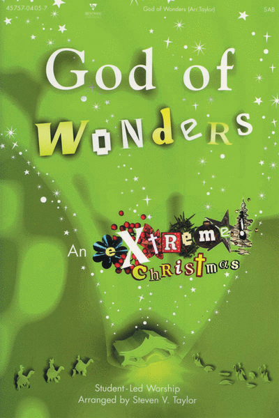 Extreme! Christmas...God Of Wonders (Split Track Accompaniment CD) image number null
