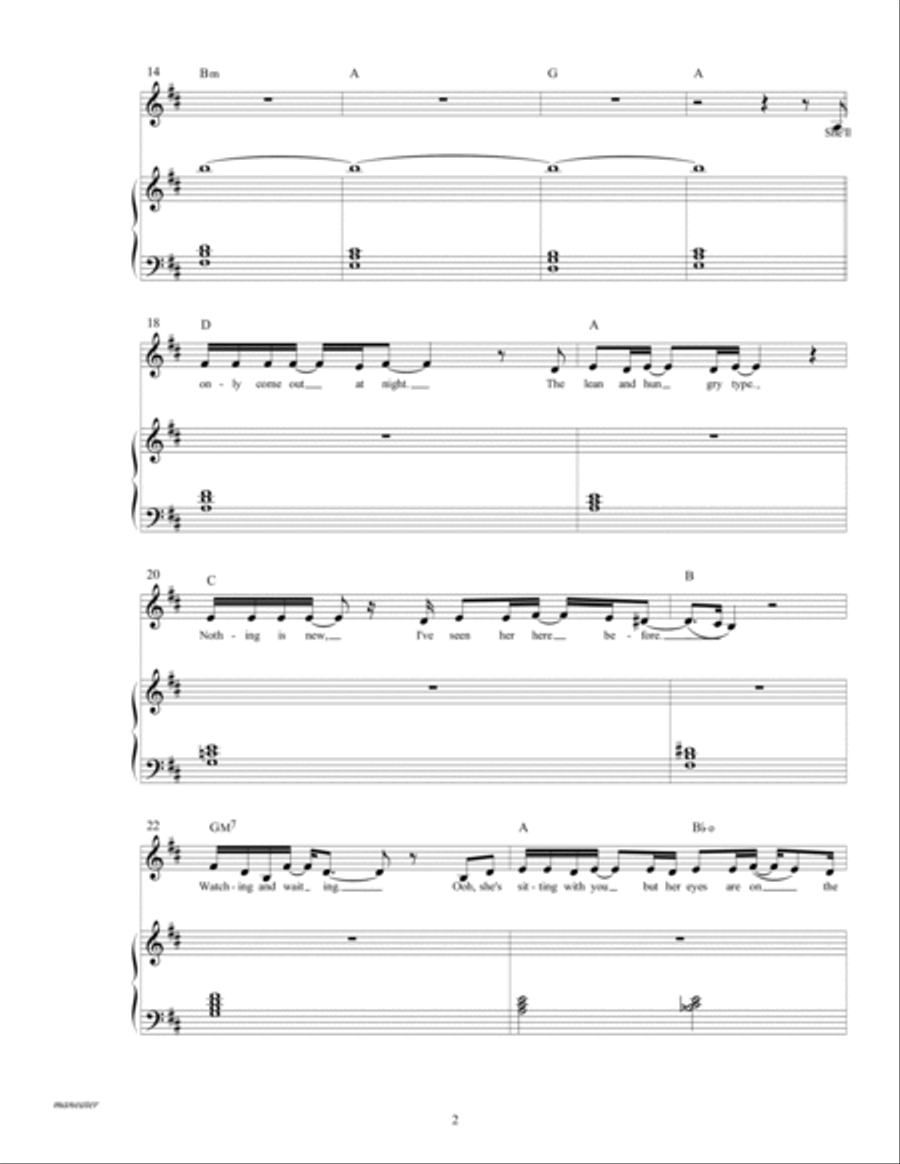 Maneater Voice scores gallery preview page 4