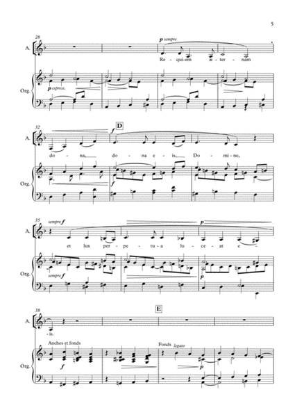 Requiem Op. 48, Vocal Organ Score