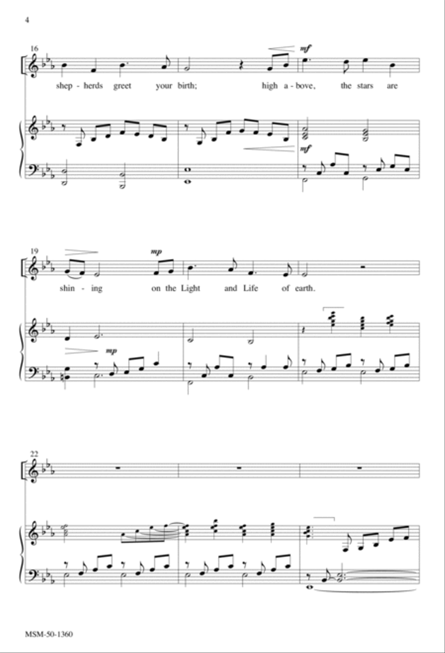 Child of Mary 4-Part scores gallery preview page 4
