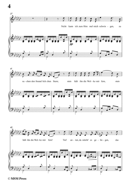 Schubert-Der Liebliche Stern,in G flat Major,for Voice&Piano image number null