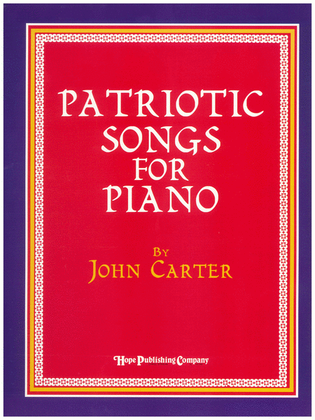 Book cover for Patriotic Songs for Piano