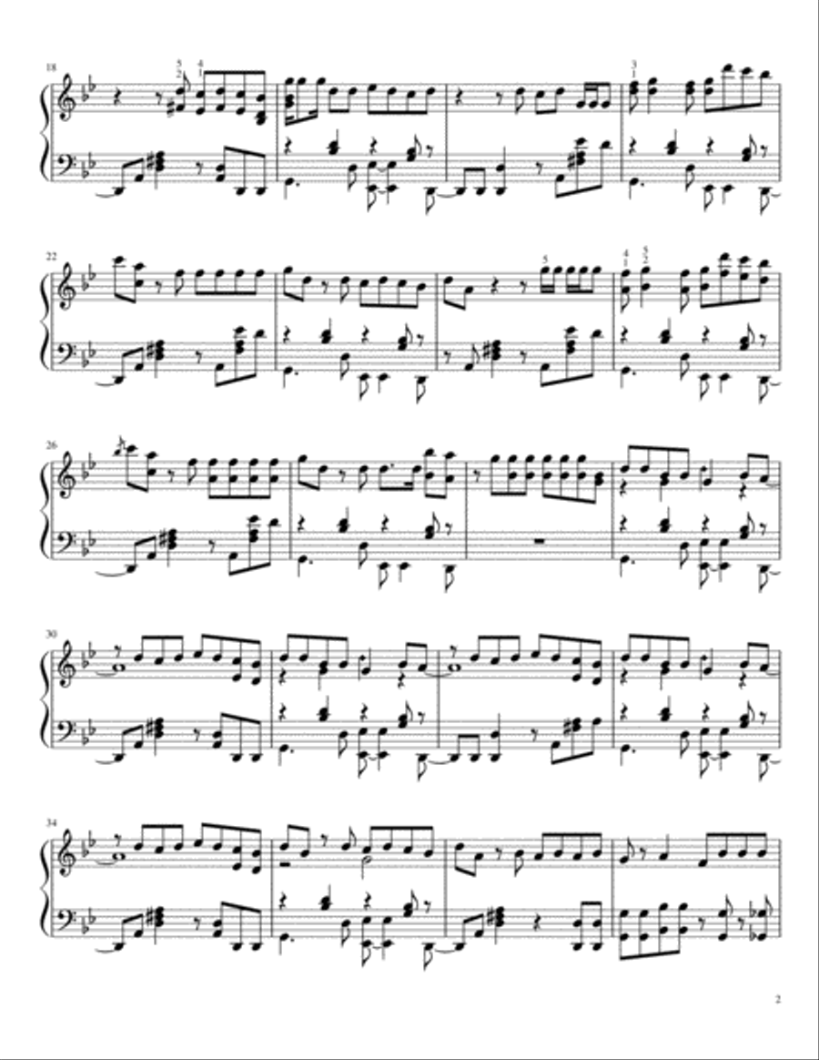 Havana Piano Solo scores gallery preview page 2