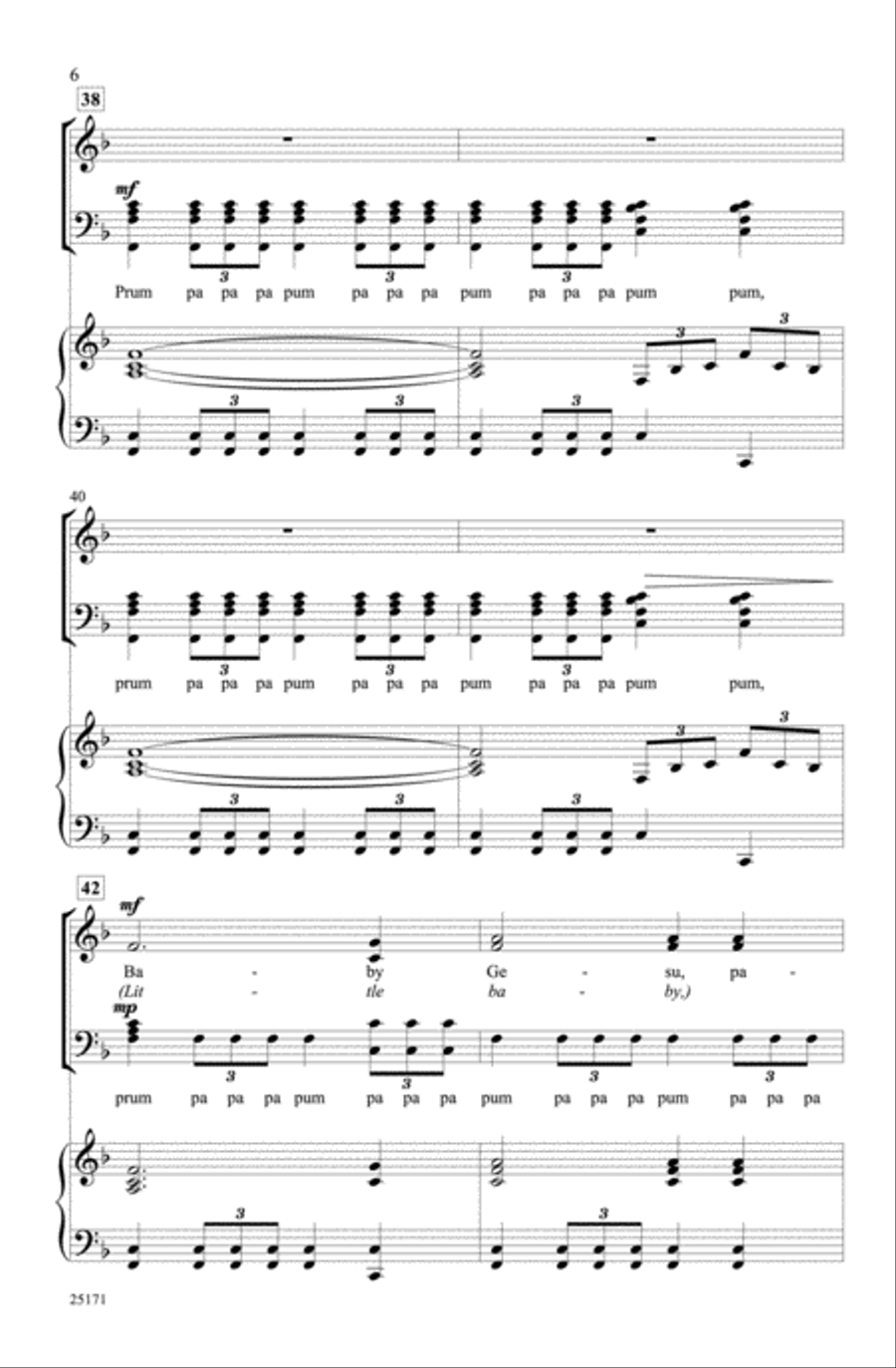 The Little Drummer Boy The Little Drummer Boy Choir scores gallery preview page 5