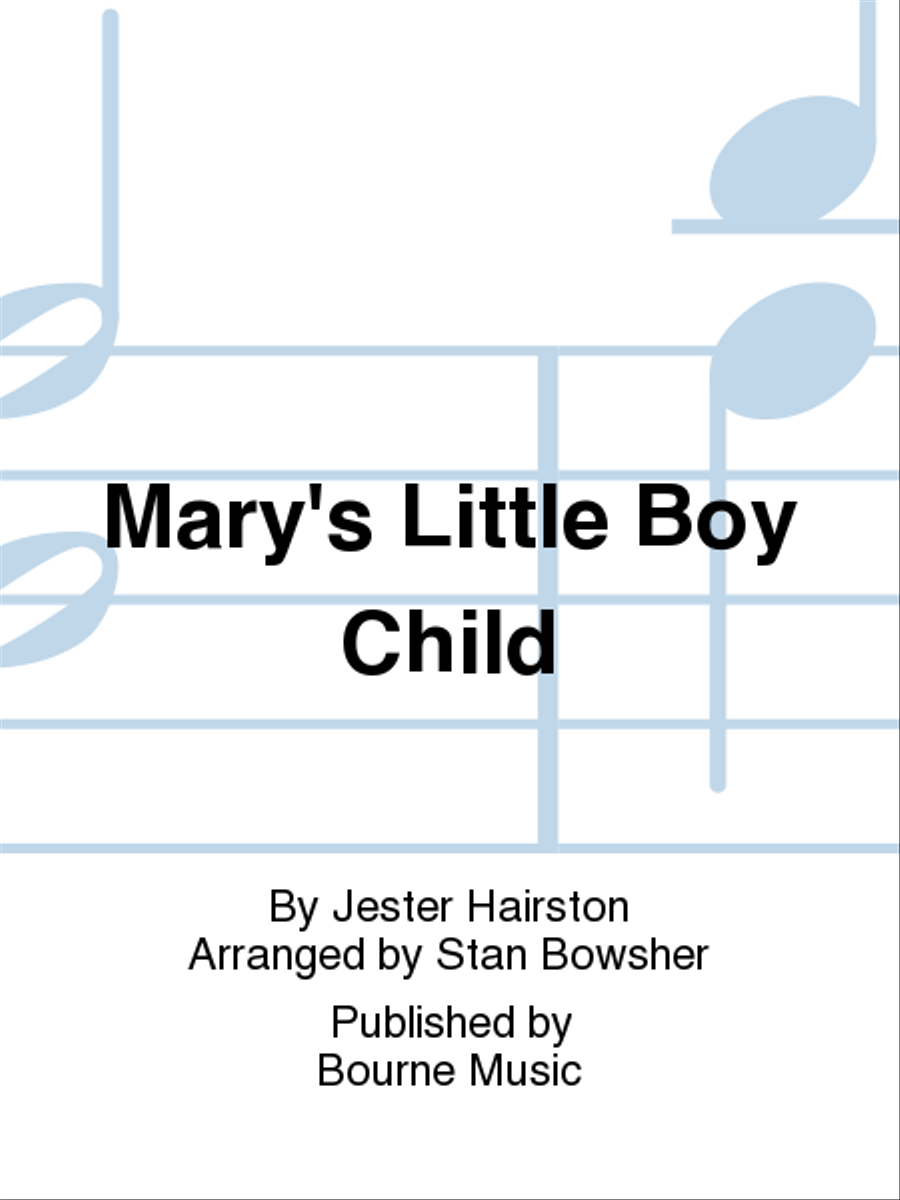 Mary's Little Boy Child TTBB scores gallery preview page 1