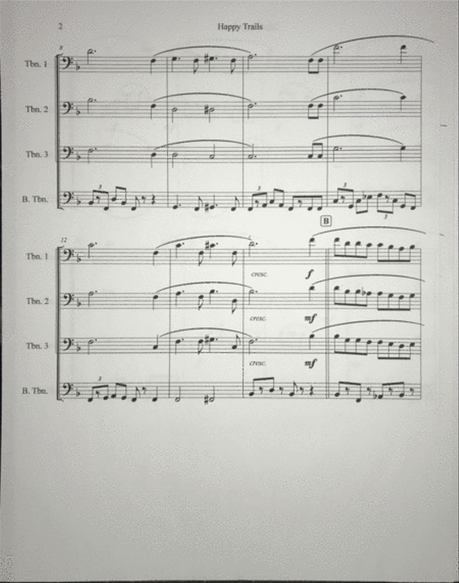 Happy Trails Happy Trails Small Ensemble scores gallery preview page 3
