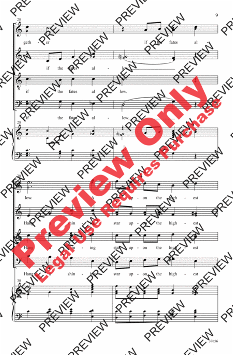 Have Yourself a Merry Little Christmas 4-Part scores gallery preview page 9