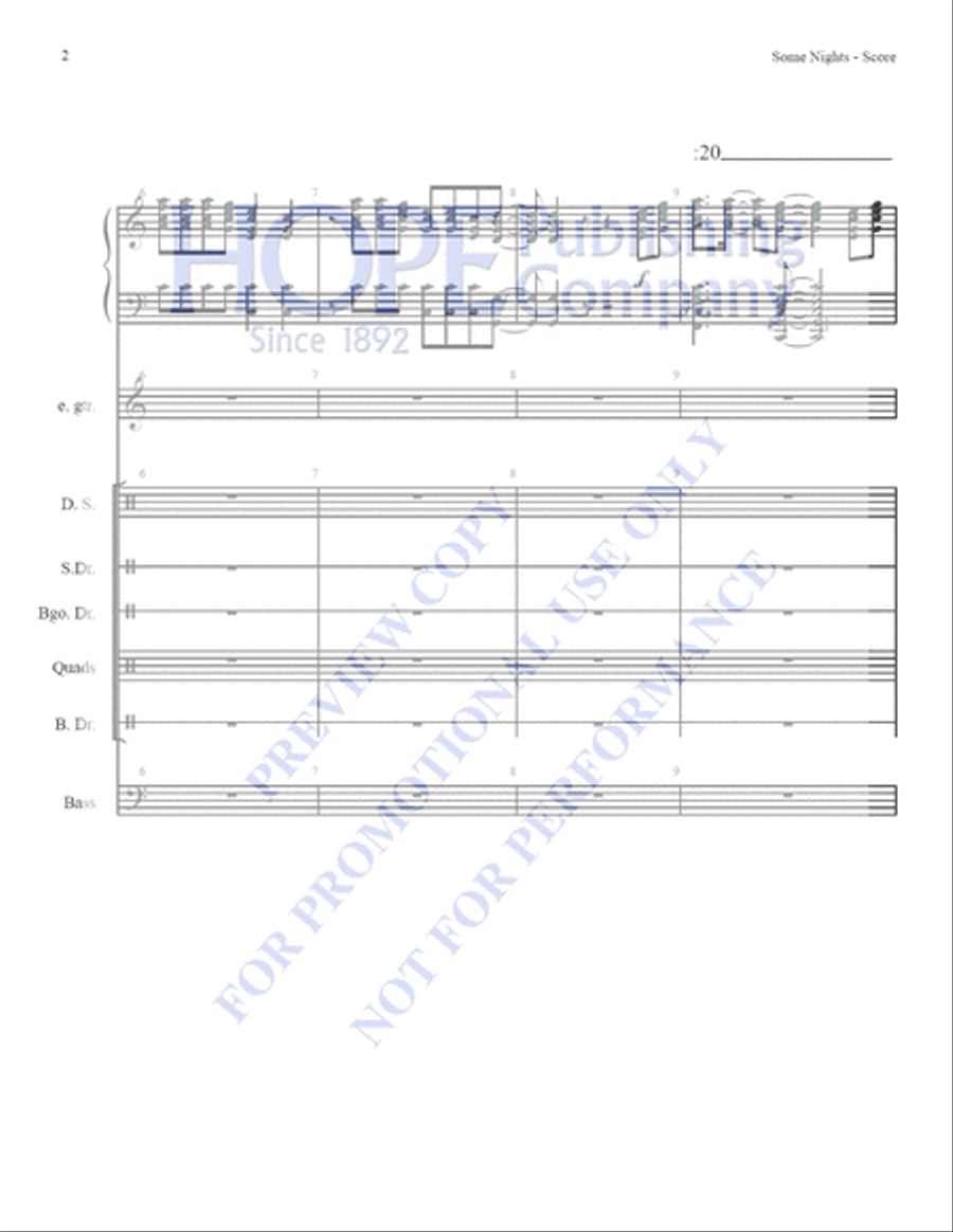 Some Nights Some Nights 5-Octaves scores gallery preview page 4