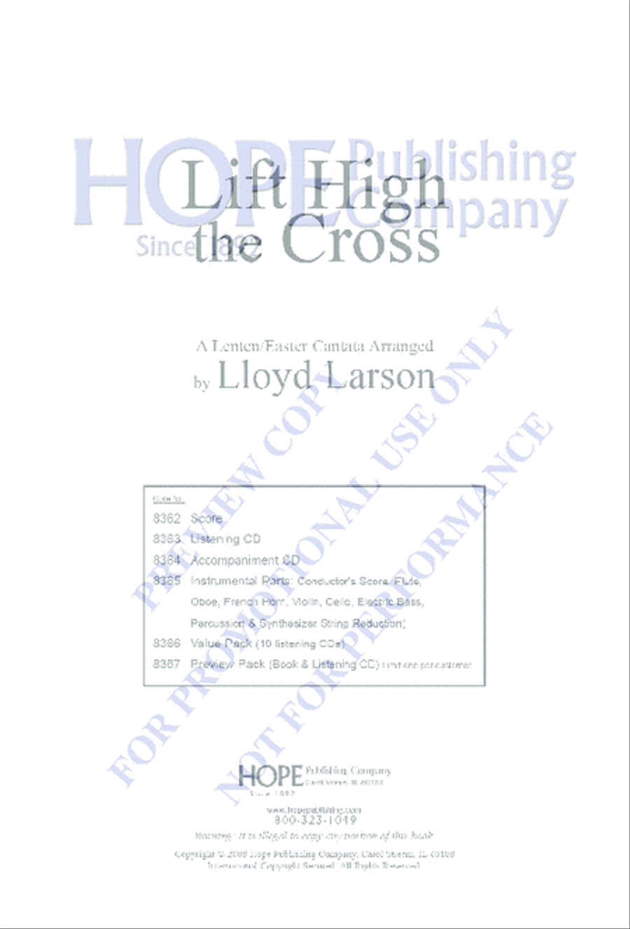 Lift High the Cross Lift High the Cross Choir scores gallery preview page 2