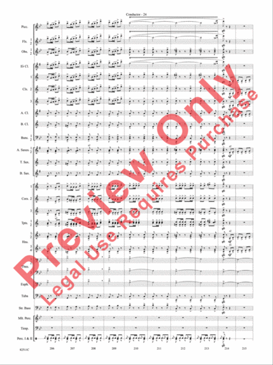 A Christmas Festival Concert Band scores gallery preview page 27