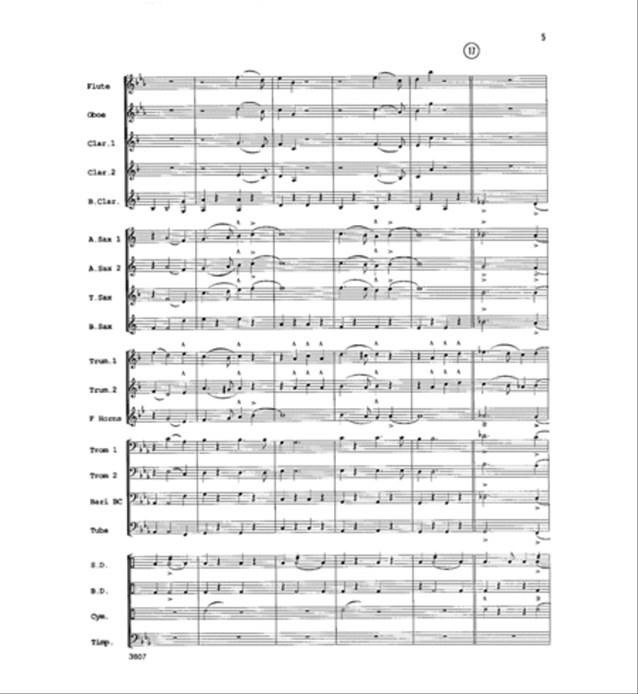 Amarado Amarado Concert Band scores gallery preview page 4