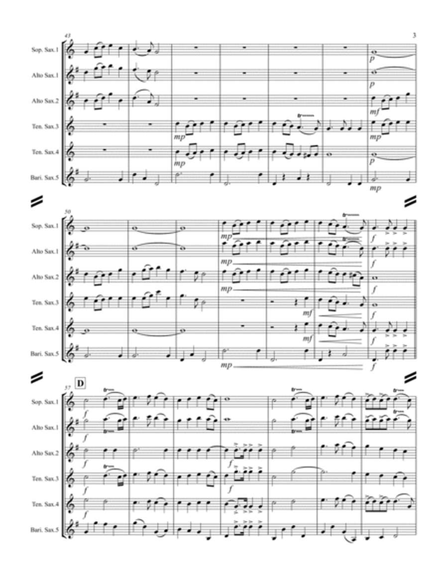 Trumpet Voluntary (for Saxophone Quintet SATTB or AATTB) image number null