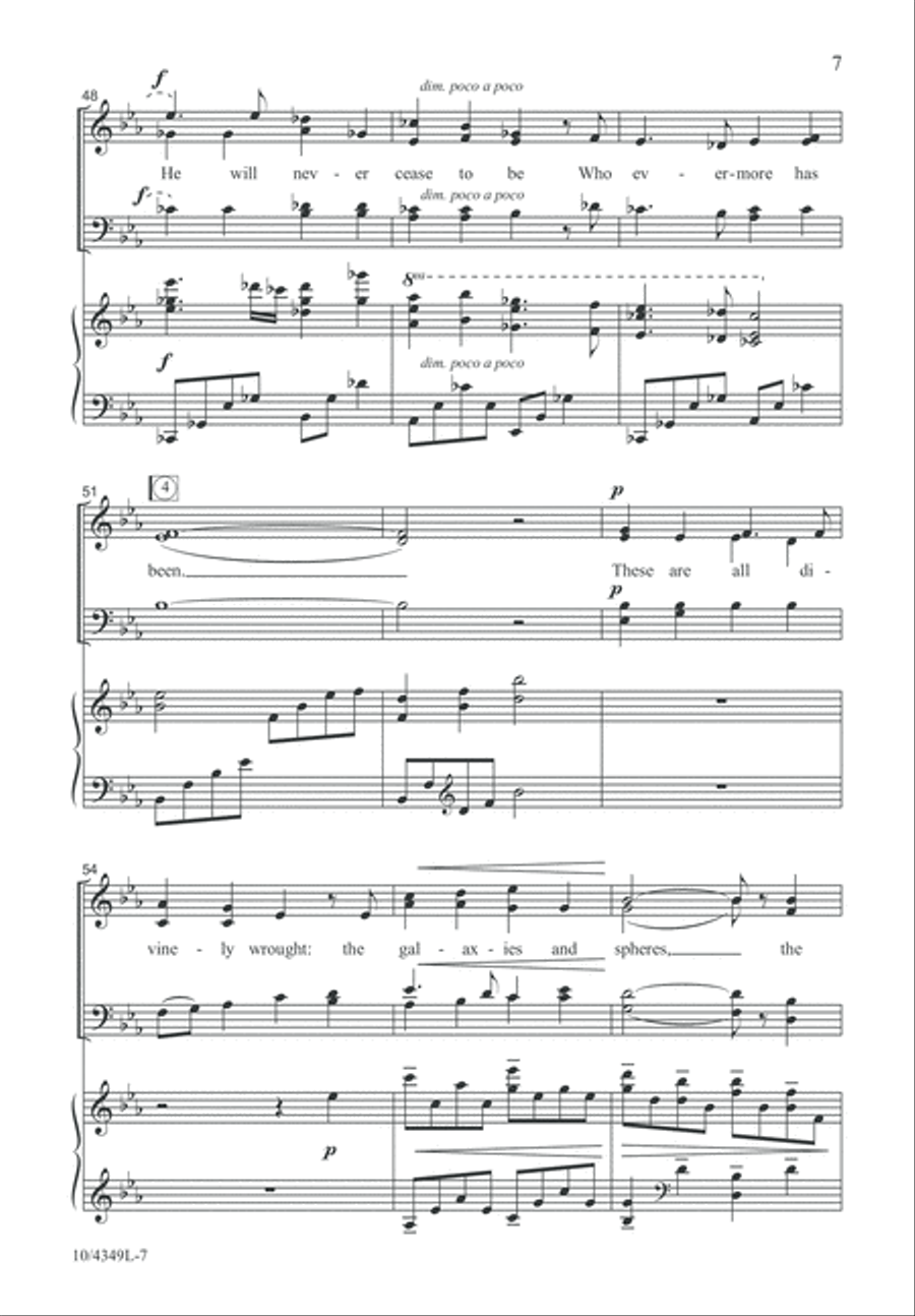 The Mystery of Years 4-Part scores gallery preview page 7
