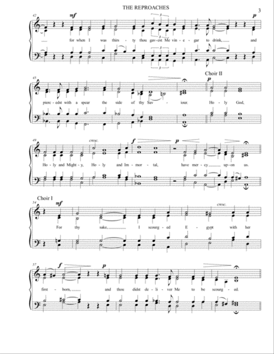 The Reproaches 4-Part scores gallery preview page 4
