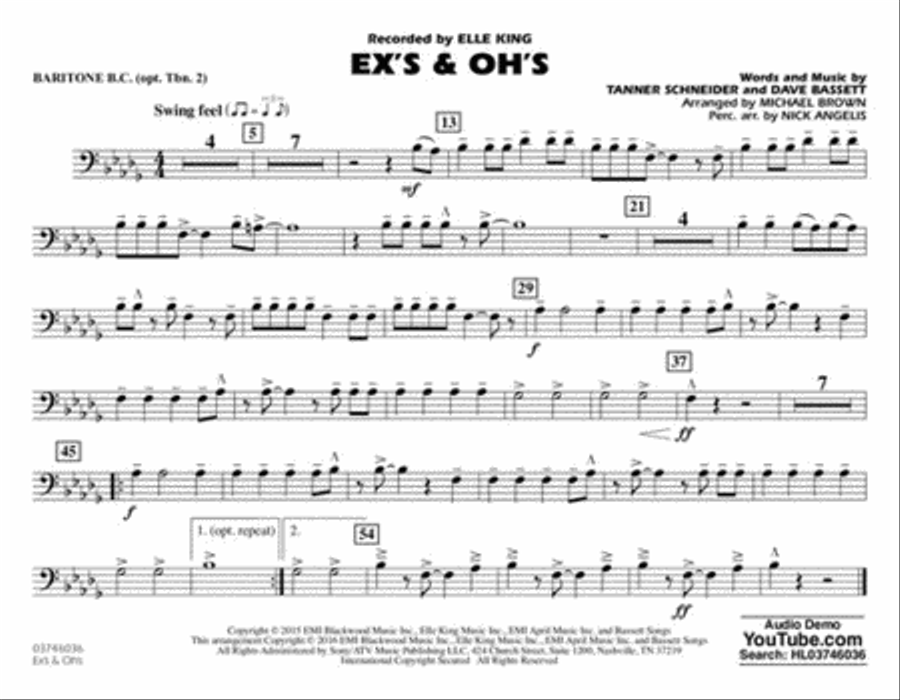 Ex's & Oh's Marching Band scores gallery preview page 6