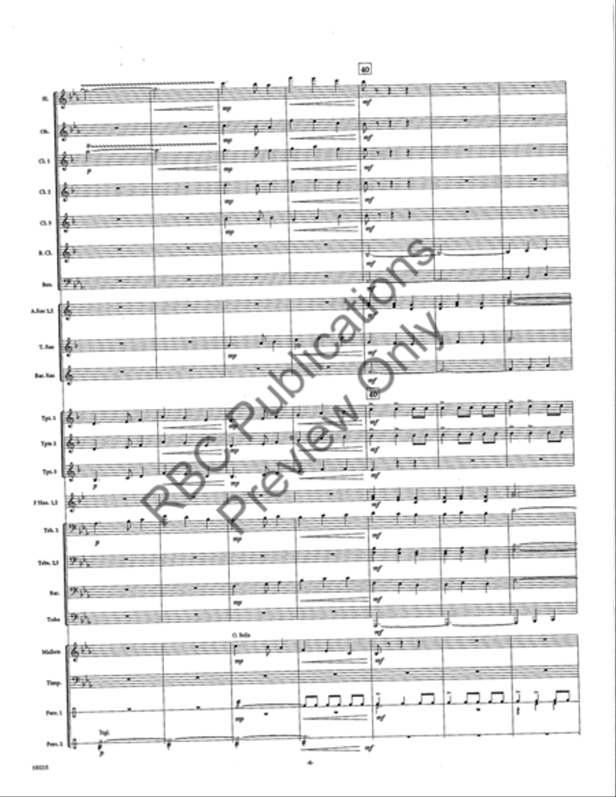 Cantica (Score) Cantica (Score) Concert Band scores gallery preview page 8