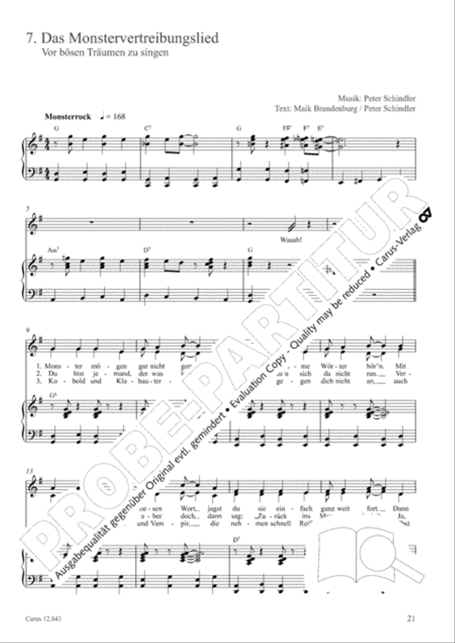 Gruselsongs, Band 1 Gruselsongs, Band 1 Score scores gallery preview page 22