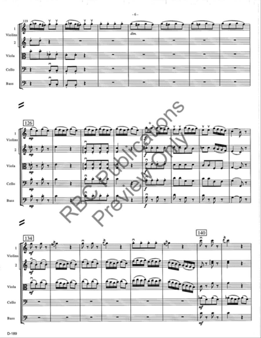 Rondo Quartet #72 (Score) String Orchestra scores gallery preview page 9