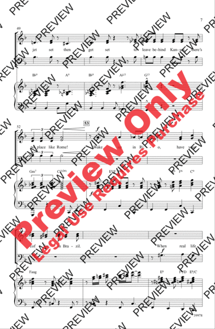 Jet Set Jet Set 3-Part scores gallery preview page 6