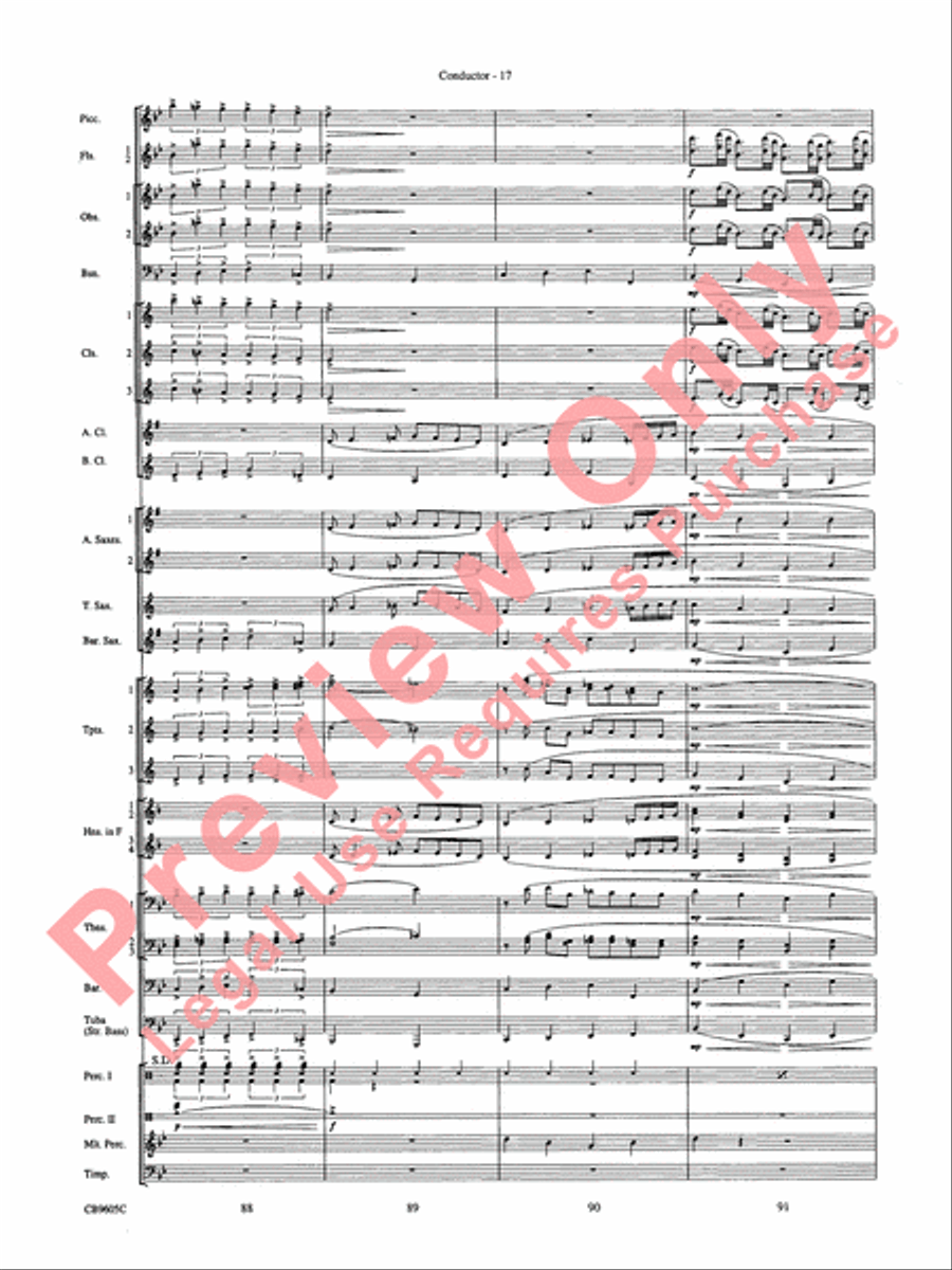 The Symphonic Gershwin The Symphonic Gershwin Concert Band scores gallery preview page 21