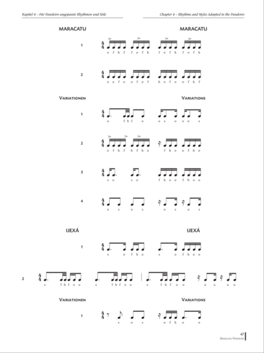 Brazilian Pandeiro Brazilian Pandeiro Percussion scores gallery preview page 10
