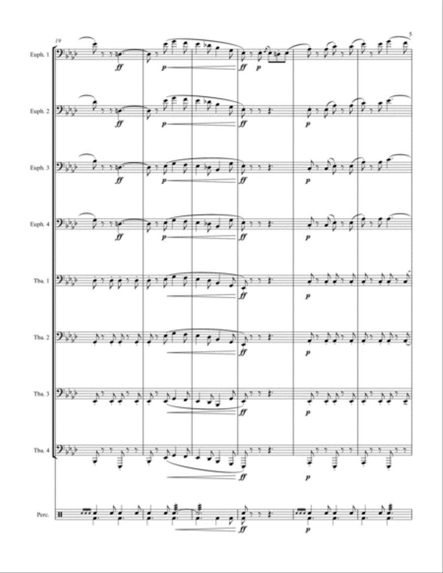 The Padstow Lifeboat Large Ensemble scores gallery preview page 5