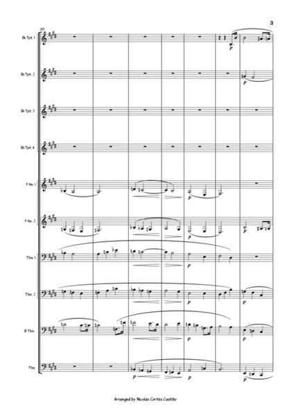 Richard Wagner - Tannhäuser (Pilgrim's Chorus from overture) for Brass Ensemble image number null