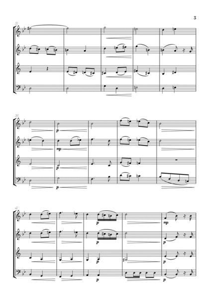 Wagner • Here Comes the Bride (Bridal Chorus) from Lohengrin | woodwind quartet sheet music image number null