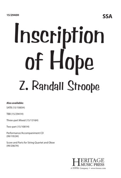Inscription of Hope