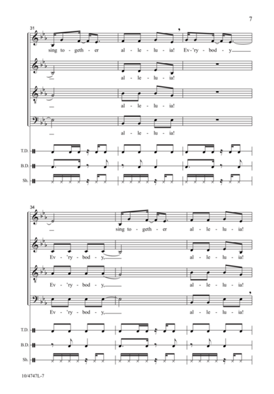 African Psalm African Psalm 4-Part scores gallery preview page 7