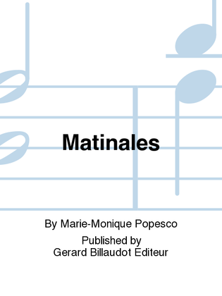 Book cover for Matinales