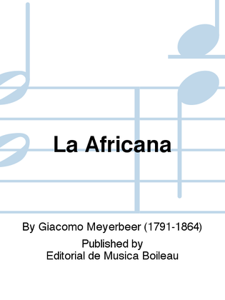 Book cover for La Africana