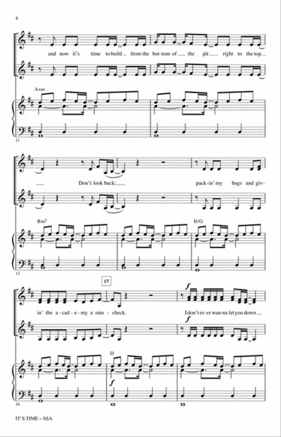 It's Time SSA scores gallery preview page 3