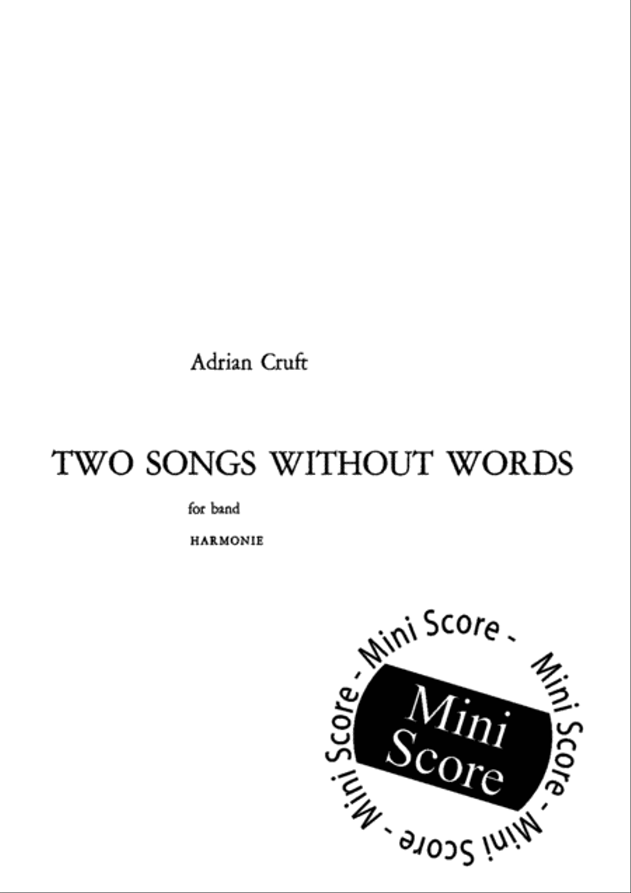 Two Songs Without Words Concert Band scores gallery preview page 3