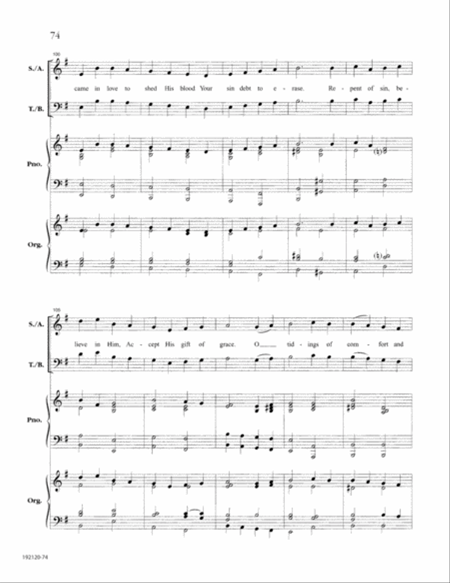 Let the People Sing at Christmas 4-Part scores gallery preview page 78