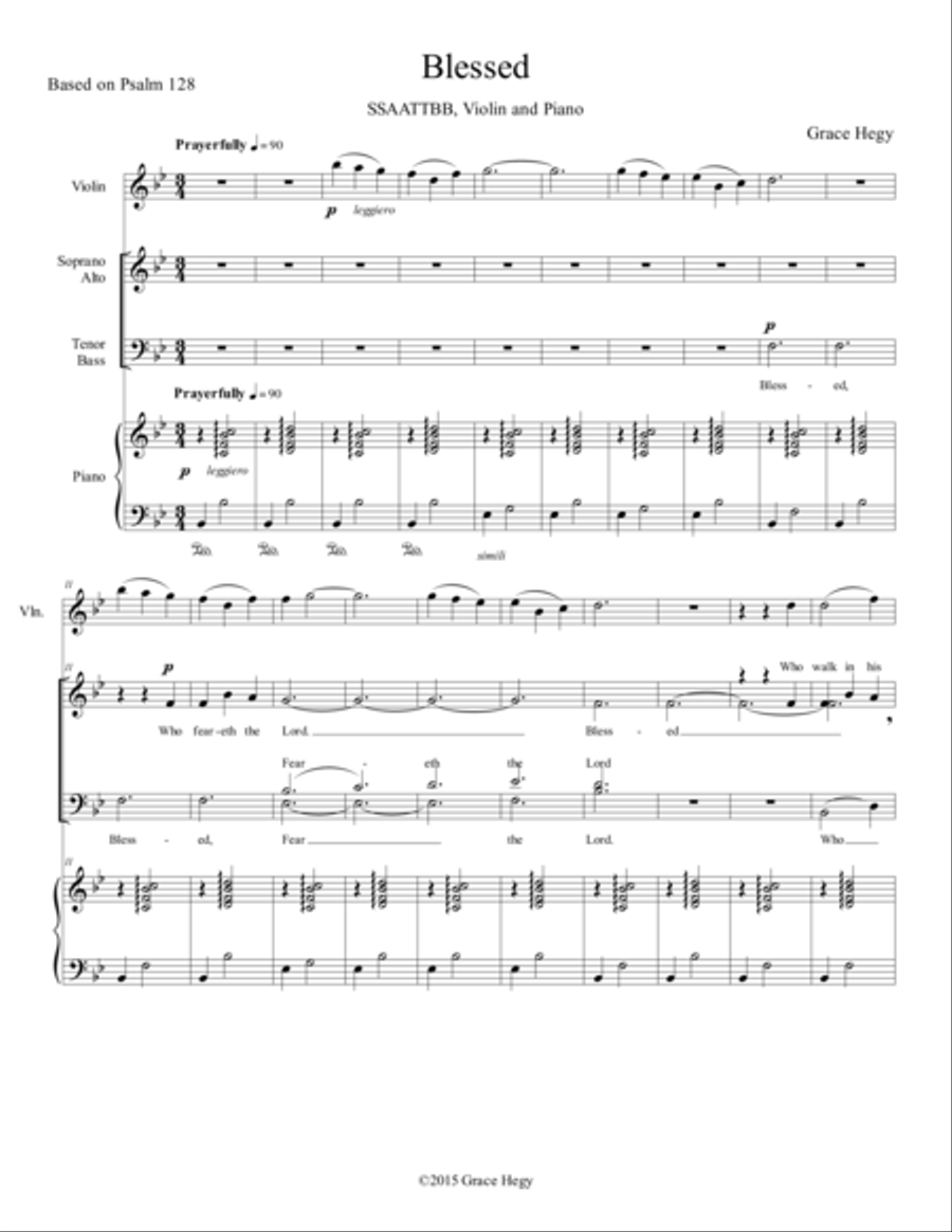 Blessed Blessed Divisi scores gallery preview page 2