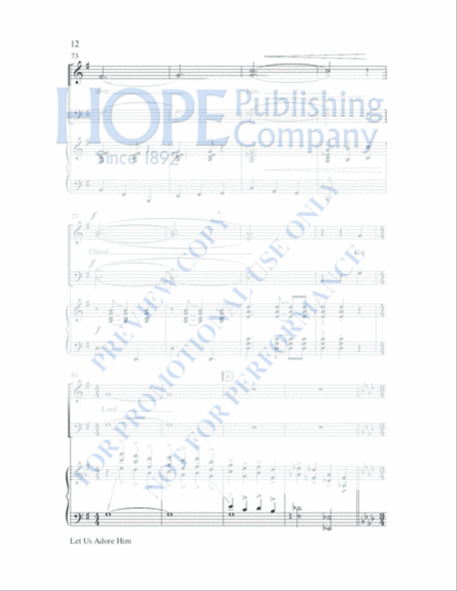 Peace Peace 4-Part scores gallery preview page 19