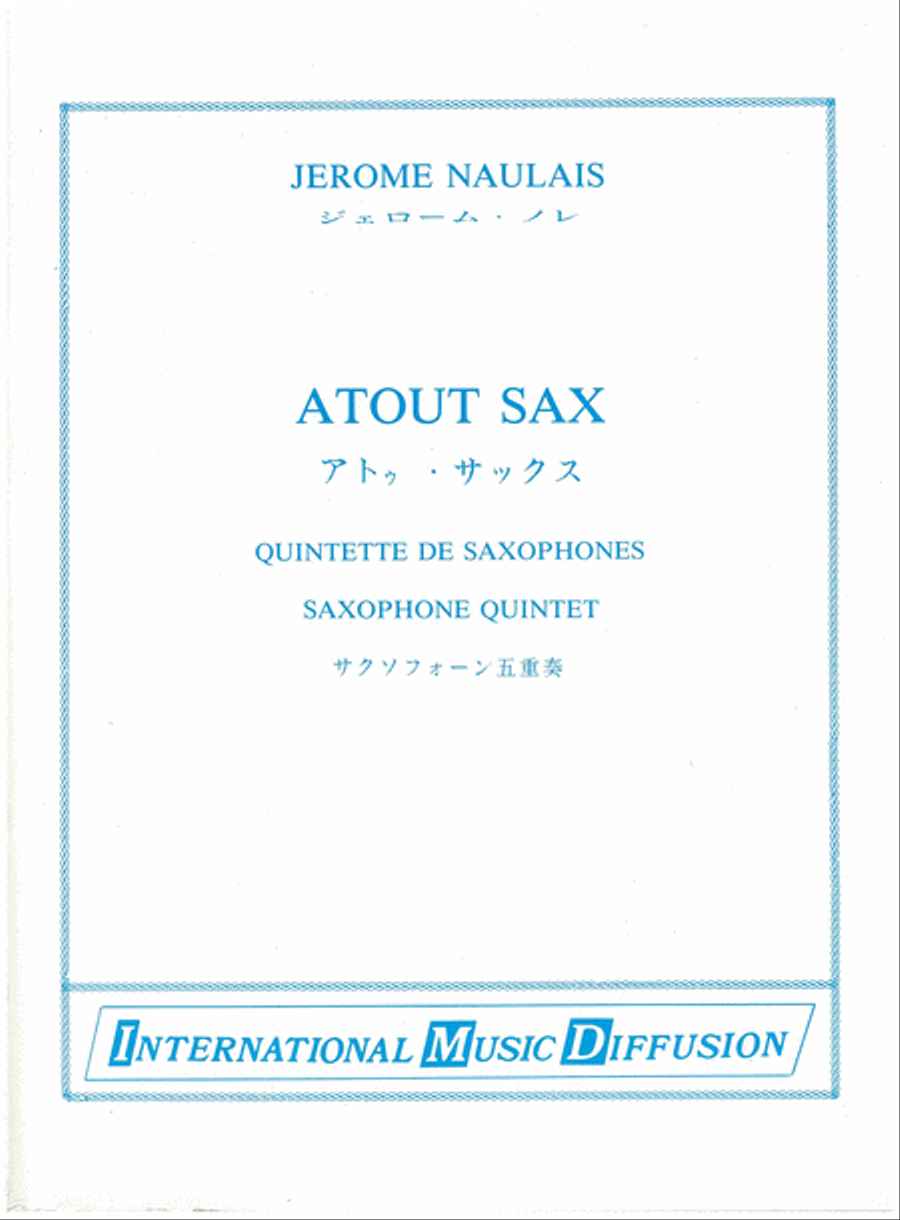 Atout Sax Saxophone Quintet scores gallery preview page 1