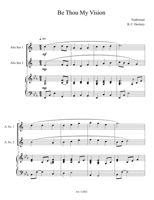 Be Thou My Vision (Alto Sax Duet with Piano Accompaniment)