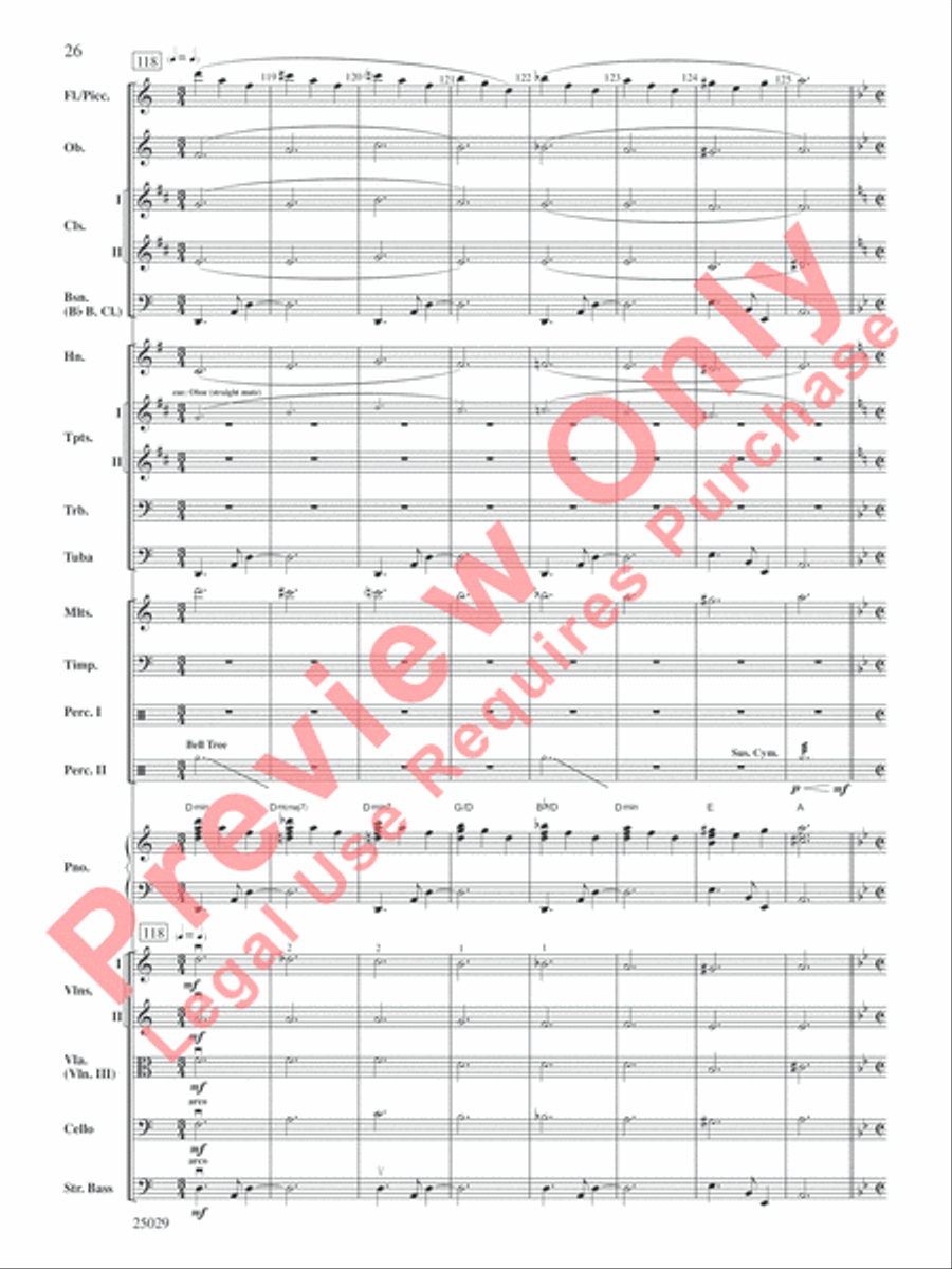 Charlie and the Chocolate Factory, Selections from the Original Movie Soundtrack Full Orchestra scores gallery preview page 27