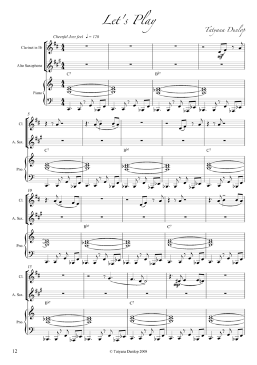 Let's Play Woodwind Duet scores gallery preview page 1