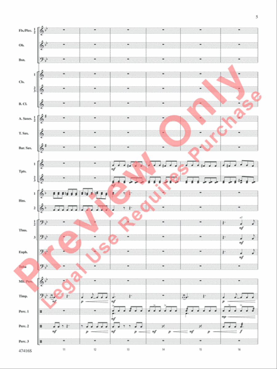Rogue River Concert Band scores gallery preview page 6